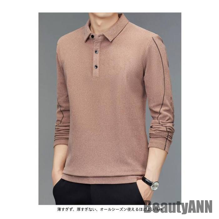 新品追加 新生活 メンズポロシャツ メンズTシャツ 長袖Tシャツ ポロシャツ メンズ Tシャツ 長袖 カットソー ポロネック シャツ 秋 春 プルオーバー 紐付き ジッパ 秋 春 冬 秋ファッション