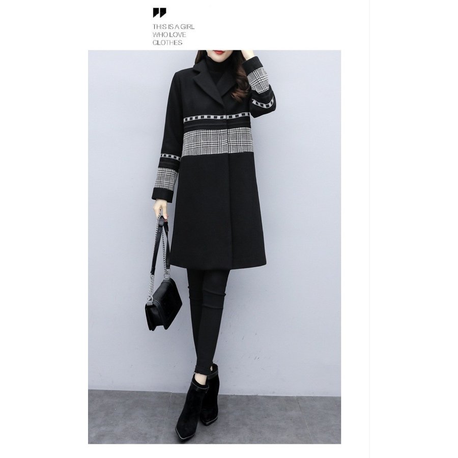 チェスターコート レディース ミディアム丈 中綿コート 秋 冬 中綿 厚手 ラシャ コート アウター