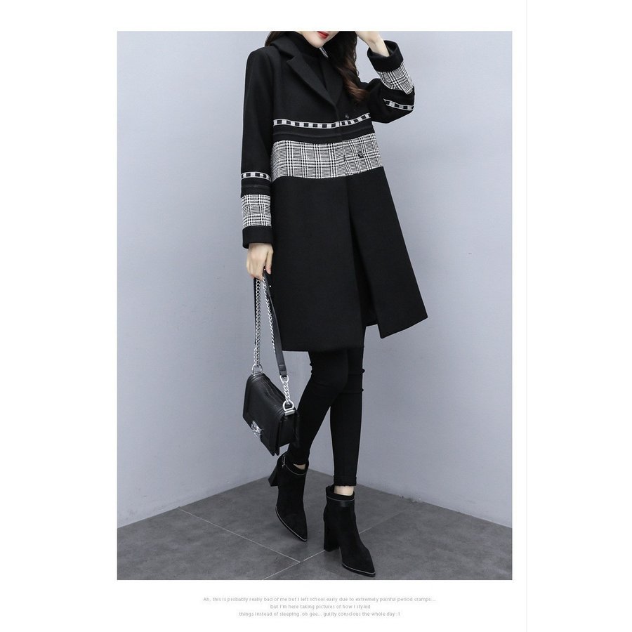 チェスターコート レディース ミディアム丈 中綿コート 秋 冬 中綿 厚手 ラシャ コート アウター