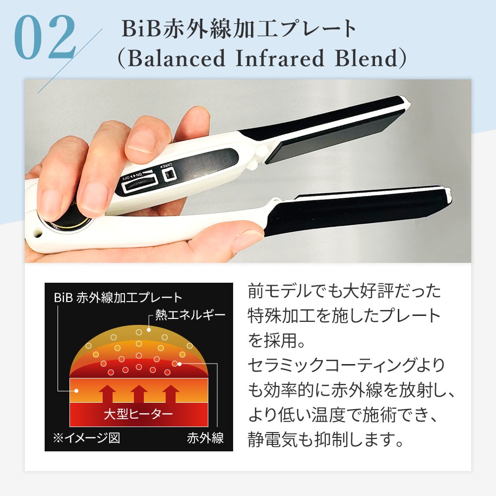 ワンダム ストレートアイロン AHI-252 ヘアアイロン スタンダードアイロン コテ 縮毛矯正 プロ仕様 プロ用 業務用 美容室 サロン専売 オールマイティー 軽量