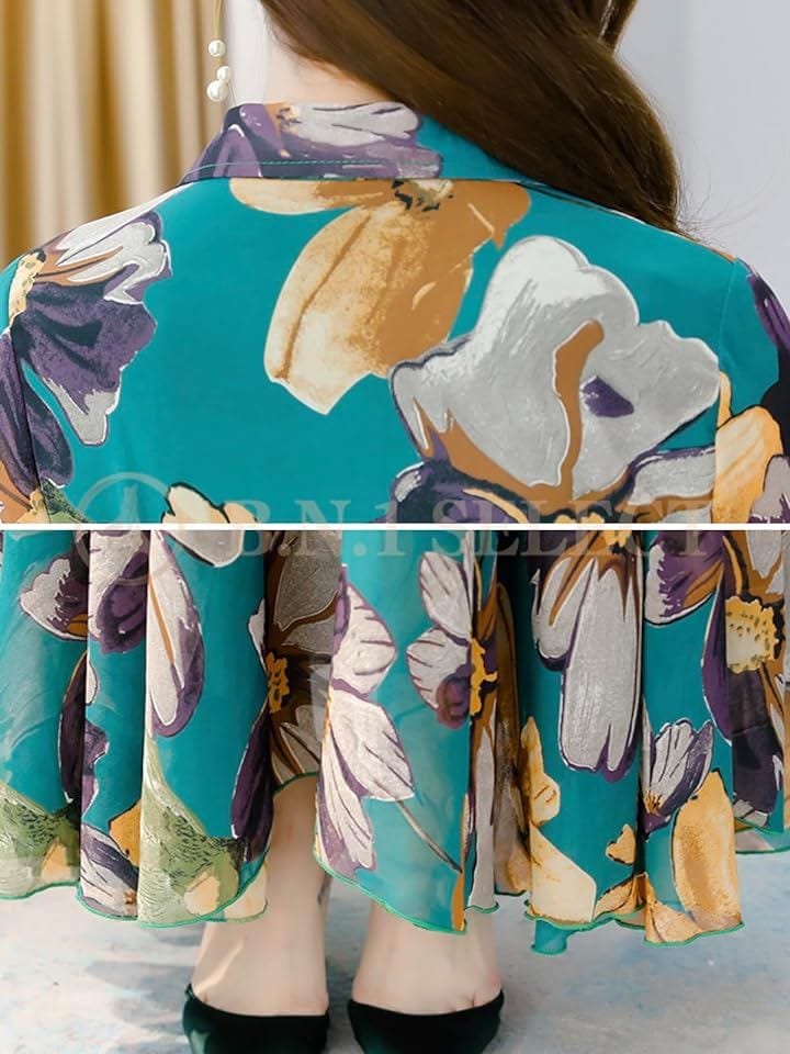 ワンピース レディース 春 秋 ロング きれいめ Aライン 花柄 裏地あり BN227 RED( レッド, 2XL) ワンピース レディース 春 秋 ロング きれいめ Aライン 花柄 裏地あり BN227 RED( レッド, 2XL)