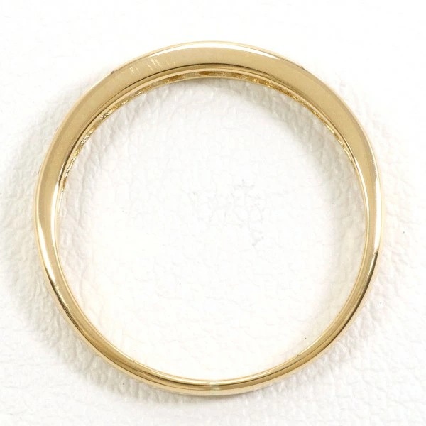 K18 18金 YG イエローゴールド リング 指輪 9.5号 ダイヤ 0.12 ジュエリー 中古 K18 18金 YG イエローゴールド リング 指輪 9.5号 ダイヤ 0.12 ジュエリー 中古