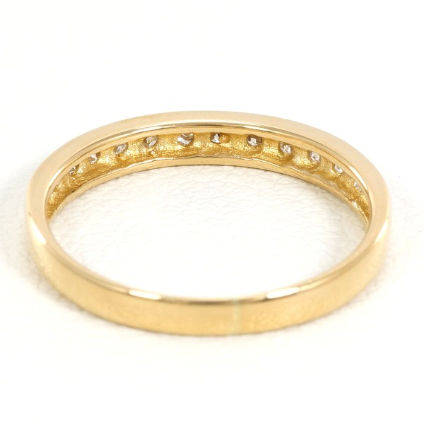 K18 18金 YG イエローゴールド リング 指輪 9.5号 ダイヤ 0.12 ジュエリー 中古 K18 18金 YG イエローゴールド リング 指輪 9.5号 ダイヤ 0.12 ジュエリー 中古