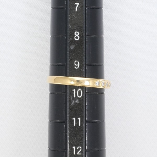 K18 18金 YG イエローゴールド リング 指輪 9.5号 ダイヤ 0.12 ジュエリー 中古 K18 18金 YG イエローゴールド リング 指輪 9.5号 ダイヤ 0.12 ジュエリー 中古