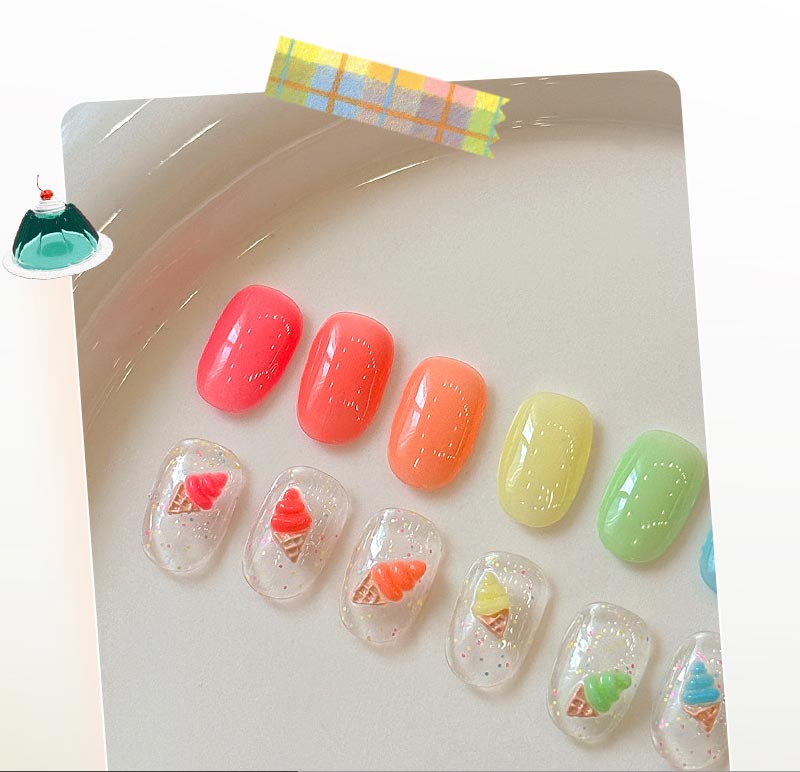 [YOGURTNAIL ] 【NEON PUDDING】パステルネオンシロップ＆トッピンググリッター [10色セット]