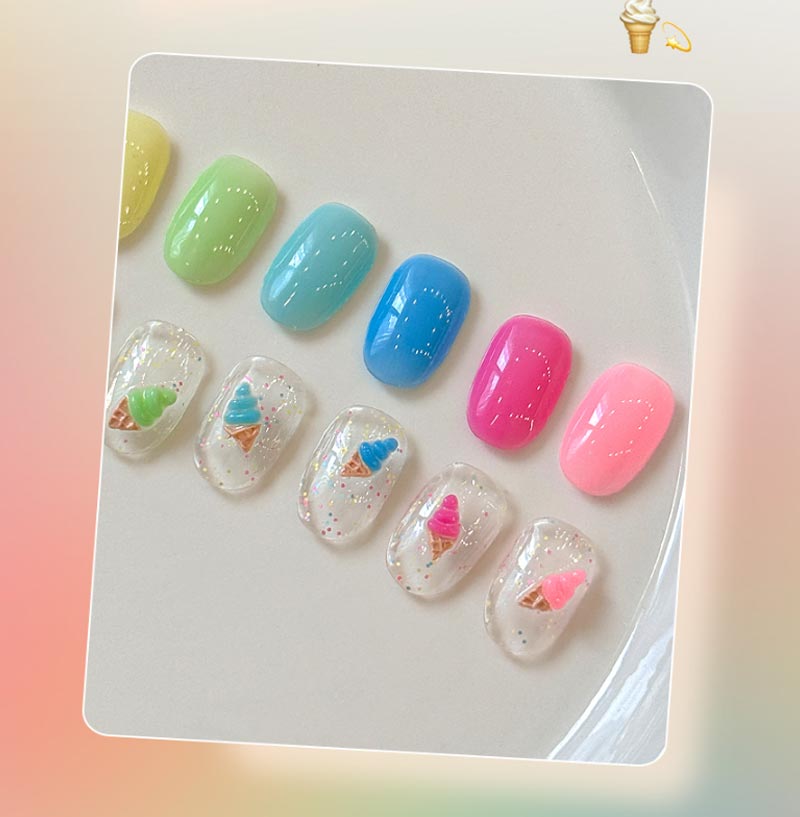 [YOGURTNAIL ] 【NEON PUDDING】パステルネオンシロップ＆トッピンググリッター [10色セット]