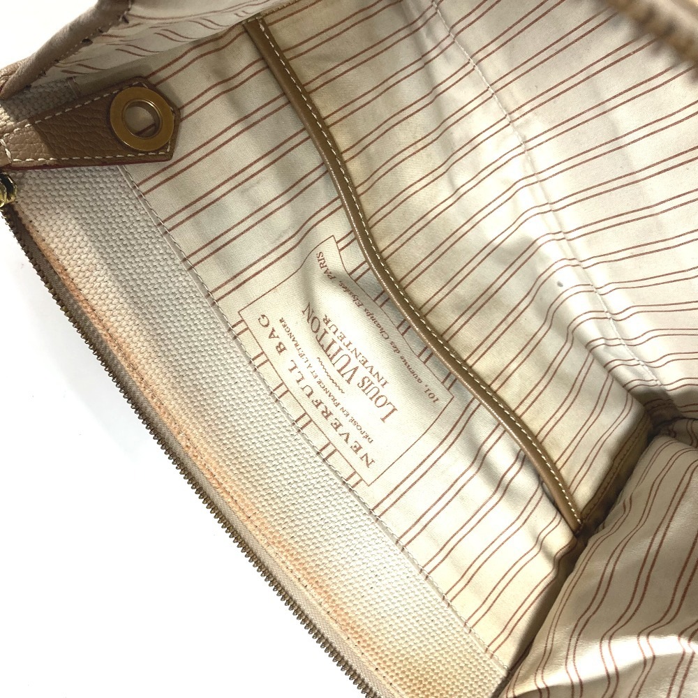 トートバッグ M48822 サック・ネヴァーフル30 トワル・トリアノン ハンドバッグ カバン キャンバス/レザー ベージュ トートバッグ M48822 サック・ネヴァーフル30 トワル・トリアノン ハンドバッグ カバン キャンバス/レザー ベージュ