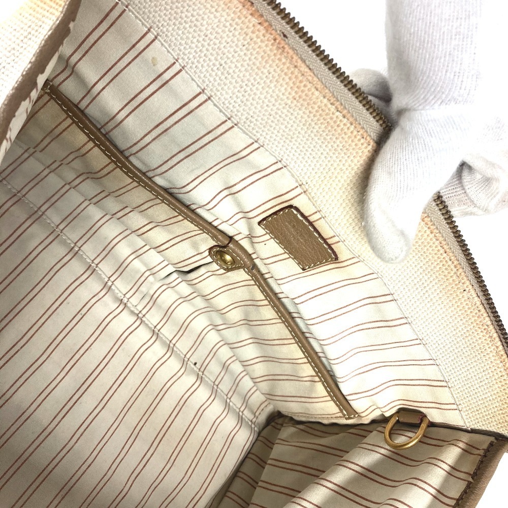 トートバッグ M48822 サック・ネヴァーフル30 トワル・トリアノン ハンドバッグ カバン キャンバス/レザー ベージュ トートバッグ M48822 サック・ネヴァーフル30 トワル・トリアノン ハンドバッグ カバン キャンバス/レザー ベージュ