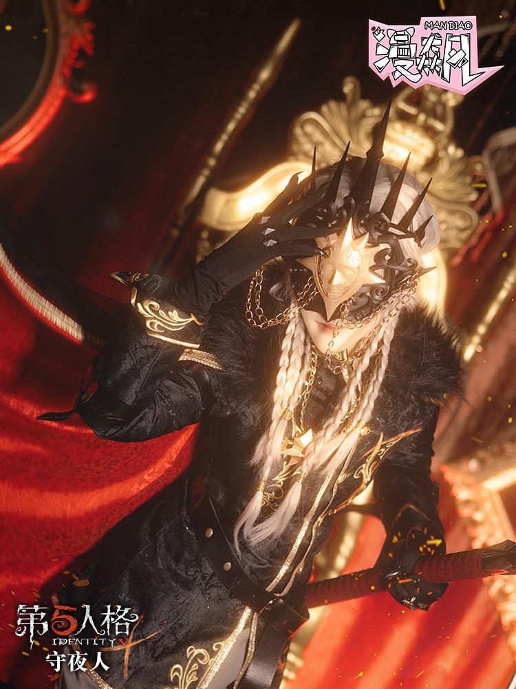 Identity Vアイデンティティ Vスーツ 夜警エクリプスマスクウィッグ ハロウィンコスチューム