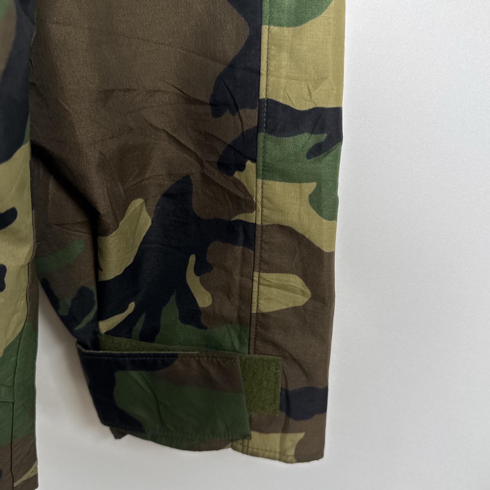 古着 ミリタリージャケット ECWCS GORE-TEX ウッドランドカモ ゴアテックスパーカー 米軍 実物 カモフラ 迷彩 large long メンズ