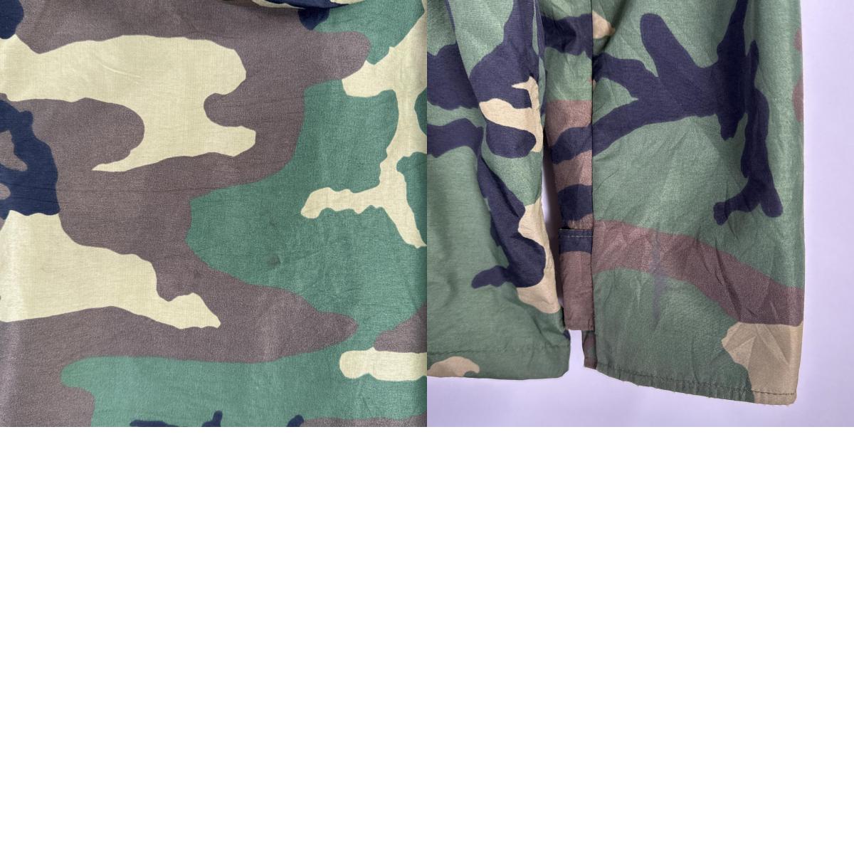 古着 ミリタリージャケット ECWCS GORE-TEX ウッドランドカモ ゴアテックスパーカー 米軍 実物 カモフラ 迷彩 large long メンズ