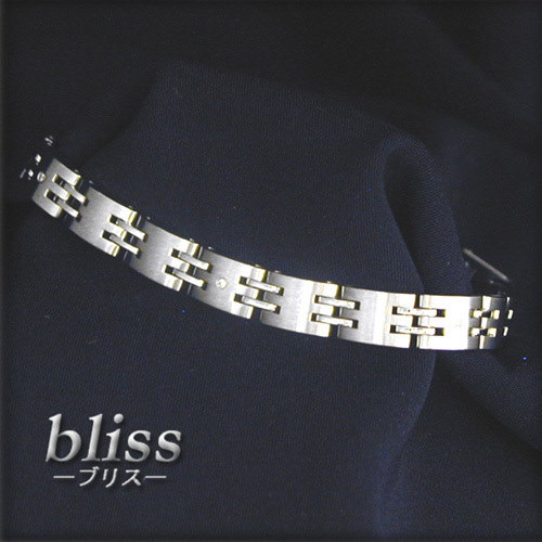 ブリス bliss ブレスレット ステンレス/ダイヤモンド 0.01ct3 K12061