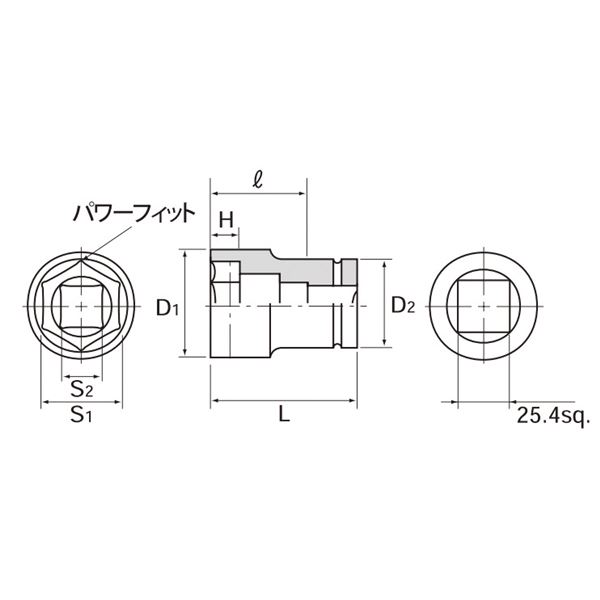 KTC ABP8-4119TP 25.4SQインパクト ホイールナットコンビソケット mdprevattcaulkingandwaterproofing.com
