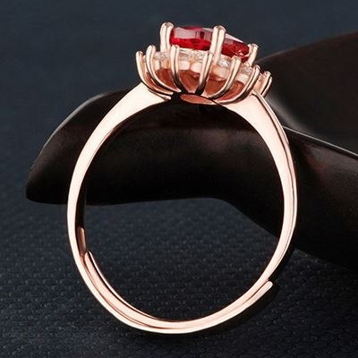 925スターリングシルバーかわいい女性の指輪ジュエリーの結婚式婚約パーティーのギフトリングのジュエリーバンド 925スターリングシルバーかわいい女性の指輪ジュエリーの結婚式婚約パーティーのギフトリングのジュエリーバンド