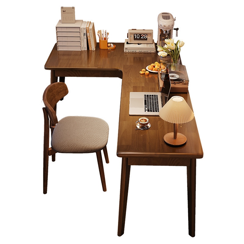 コーナーデスク学生学習デスクライティングベッドルームホームワークデスクトップコンピューターデスクコーナーl字型ベッドサイド