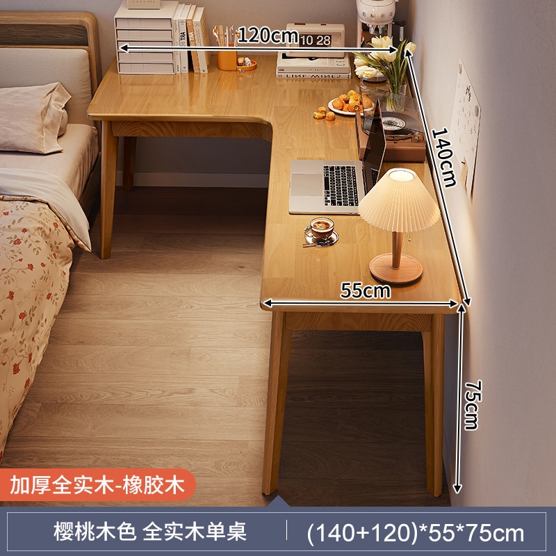 コーナーデスク学生学習デスクライティングベッドルームホームワークデスクトップコンピューターデスクコーナーl字型ベッドサイド