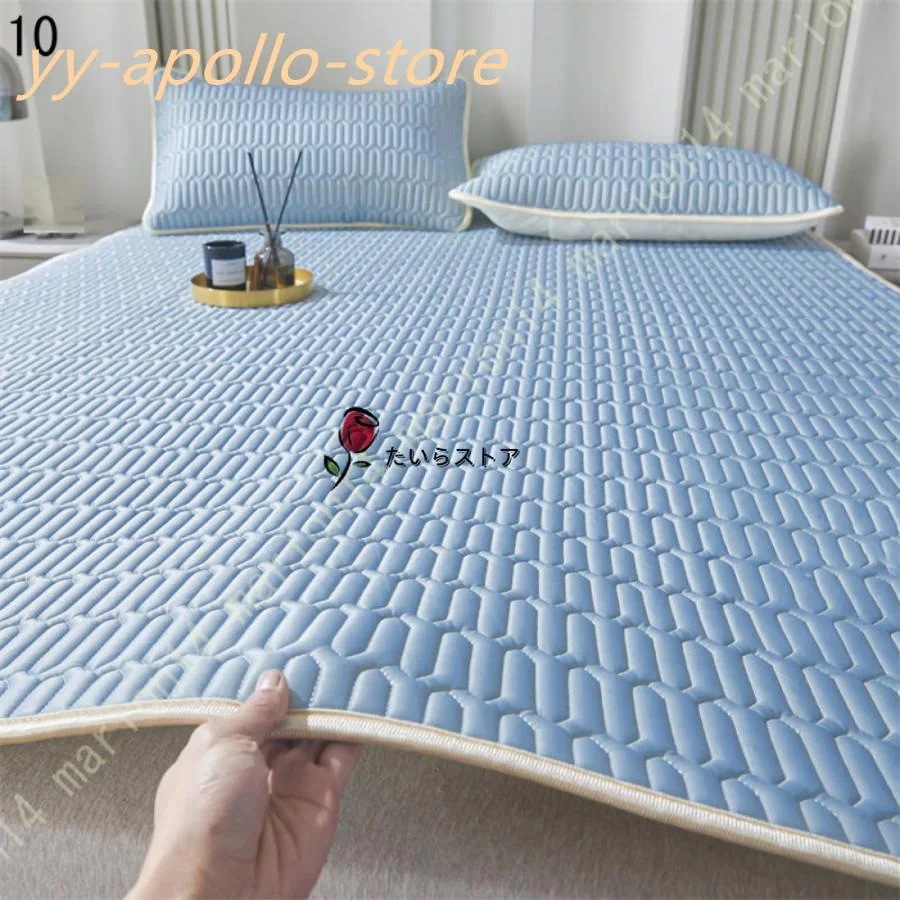 2025新型マットレスカバー シーツ 涼しい マット クール 涼感 通気 ベッドシーツ 弾力フィット ズレ防止 速乾 ウォッシャブル 中ラテックス入り キルティング 2025新型マットレスカバー シーツ 涼しい マット クール 涼感 通気 ベッドシーツ 弾力フィット ズレ防止 速乾 ウォッシャブル 中ラテックス入り キルティング