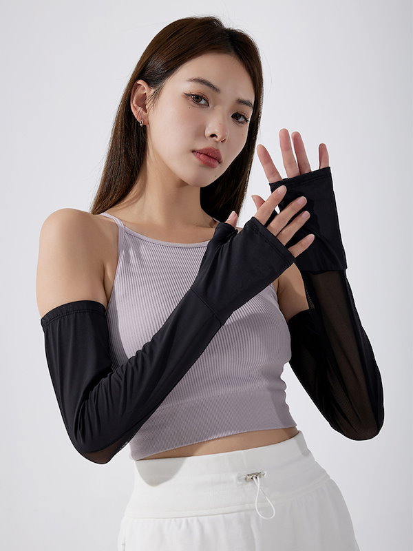 Qoo10] 【2点購入で300/off】アームカバー