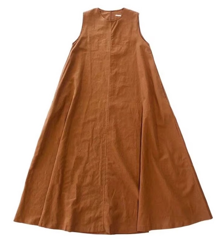 ワンピース ワンピドレス ロング ロング丈 袖なし ノースリーブ ラウンドネック 襟なし セミフレア Aライン ファスナー ポケット 綿 リネン かわいい 大人可愛い シンプル 大人 おしゃれ お洒落 ワンピース ワンピドレス ロング ロング丈 袖なし ノースリーブ ラウンドネック 襟なし セミフレア Aライン ファスナー ポケット 綿 リネン かわいい 大人可愛い シンプル 大人 おしゃれ お洒落