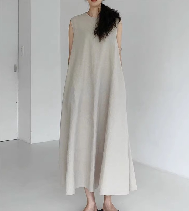 ワンピース ワンピドレス ロング ロング丈 袖なし ノースリーブ ラウンドネック 襟なし セミフレア Aライン ファスナー ポケット 綿 リネン かわいい 大人可愛い シンプル 大人 おしゃれ お洒落 ワンピース ワンピドレス ロング ロング丈 袖なし ノースリーブ ラウンドネック 襟なし セミフレア Aライン ファスナー ポケット 綿 リネン かわいい 大人可愛い シンプル 大人 おしゃれ お洒落