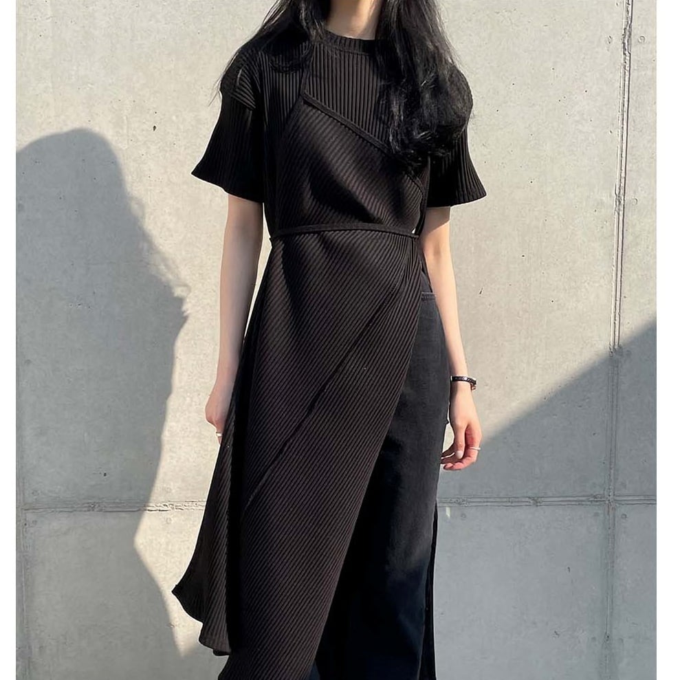 2color レディース ワンピース 半袖ワンピース ミモレ丈ワンピース ミモレ丈 2color レディース ワンピース 半袖ワンピース ミモレ丈ワンピース ミモレ丈