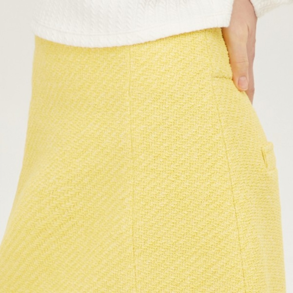 (シスレー) シスレーリースツイードミニスカート SASK11311_YE