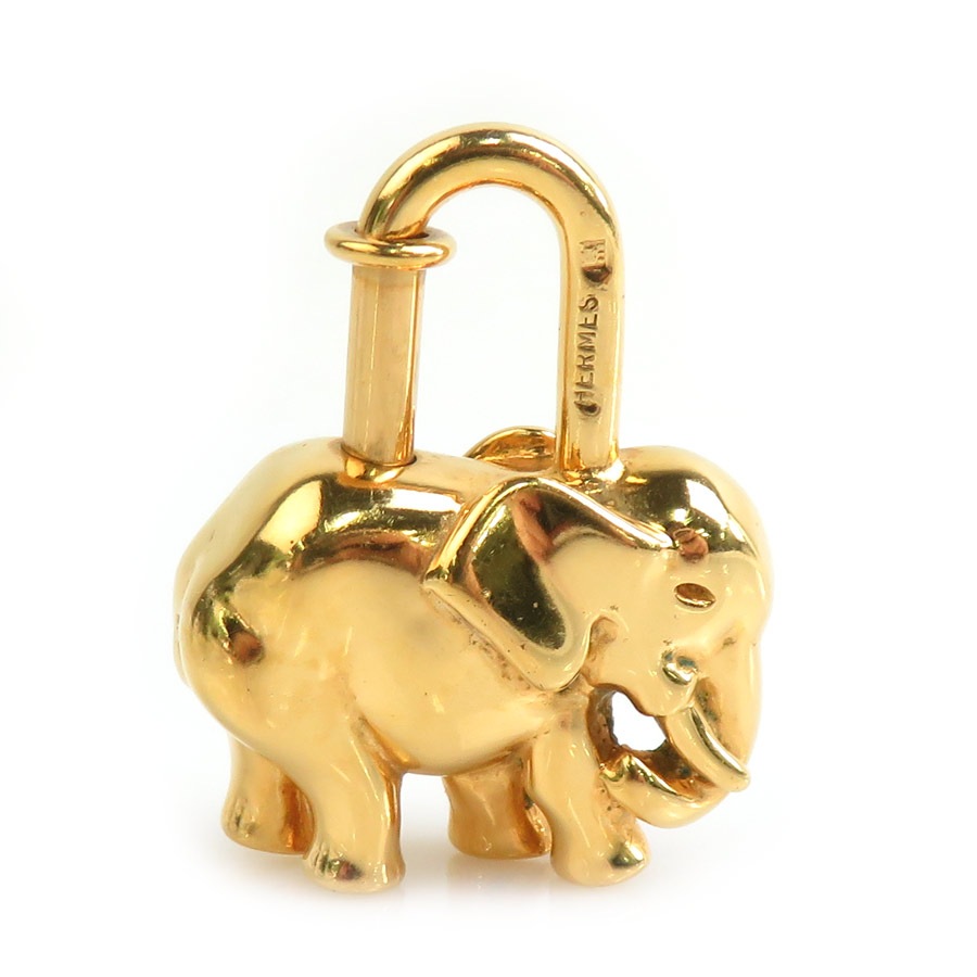 エルメス HERMES カデナ チャーム アニマルモチーフ ゾウ メタル ゴールド レディース e60666g エルメス HERMES カデナ チャーム アニマルモチーフ ゾウ メタル ゴールド レディース e60666g