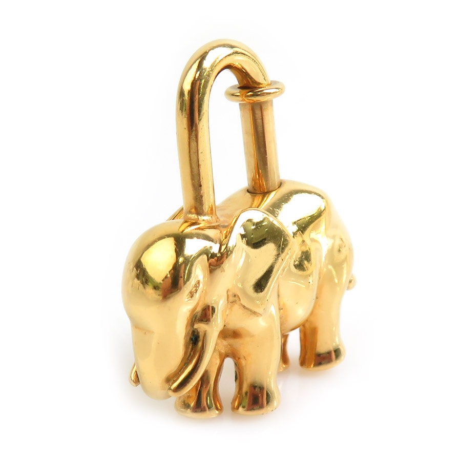エルメス HERMES カデナ チャーム アニマルモチーフ ゾウ メタル ゴールド レディース e60666g エルメス HERMES カデナ チャーム アニマルモチーフ ゾウ メタル ゴールド レディース e60666g