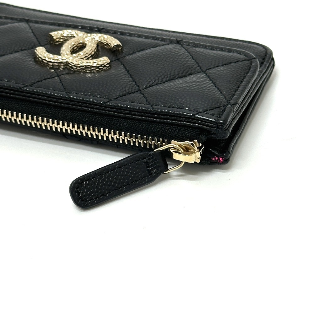 コインケース AP4257 ココマーク フラグメントケース マトラッセ カードケース キャビアスキン ブラック コインケース AP4257 ココマーク フラグメントケース マトラッセ カードケース キャビアスキン ブラック