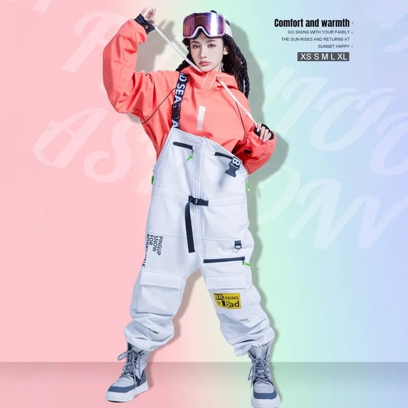 Pingup-スキージャケット,スノーボードパンツ,冬用,防風,防水,アウトドアスポーツ用