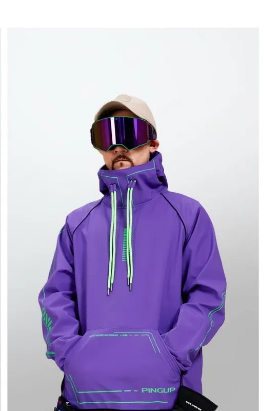 Pingup-スキージャケット,スノーボードパンツ,冬用,防風,防水,アウトドアスポーツ用
