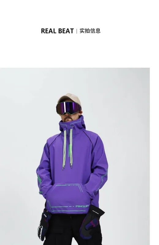 Pingup-スキージャケット,スノーボードパンツ,冬用,防風,防水,アウトドアスポーツ用