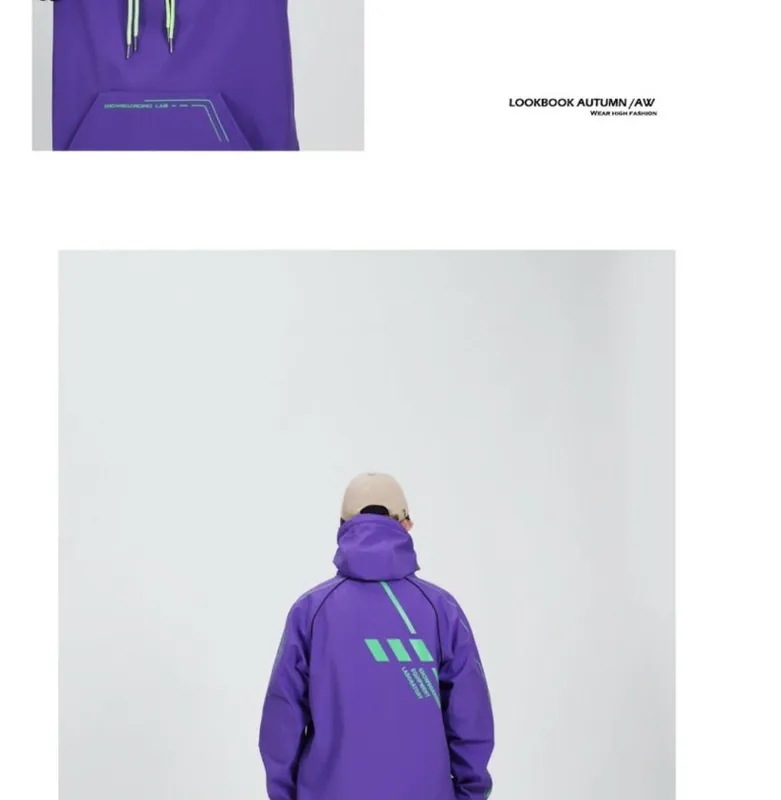 Pingup-スキージャケット,スノーボードパンツ,冬用,防風,防水,アウトドアスポーツ用