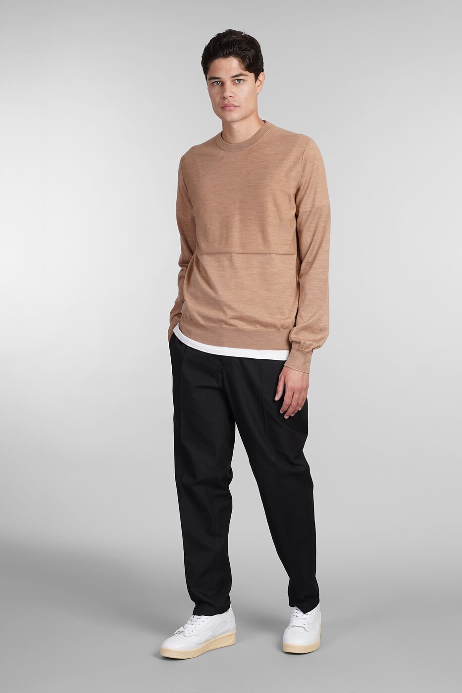 J22GP0111J14610237 ブラウン 秋冬2024 ニットウェア メンズ ia J22GP0111J14610237 ブラウン 秋冬2024 ニットウェア メンズ ia