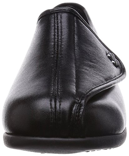 [カイホシュギ] 介護シューズ 軽量 転倒予防 リハビリ 幅広 5E KHS L011 レディース ブラックスムース 25.0 cm