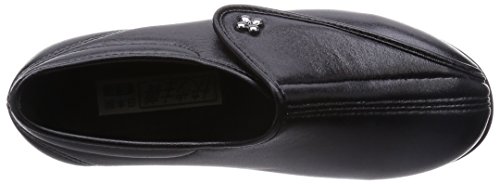 [カイホシュギ] 介護シューズ 軽量 転倒予防 リハビリ 幅広 5E KHS L011 レディース ブラックスムース 25.0 cm