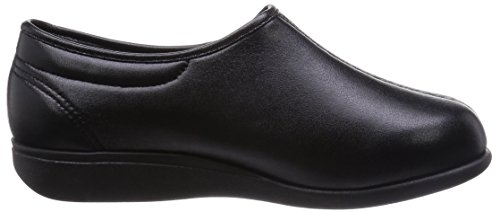 [カイホシュギ] 介護シューズ 軽量 転倒予防 リハビリ 幅広 5E KHS L011 レディース ブラックスムース 25.0 cm