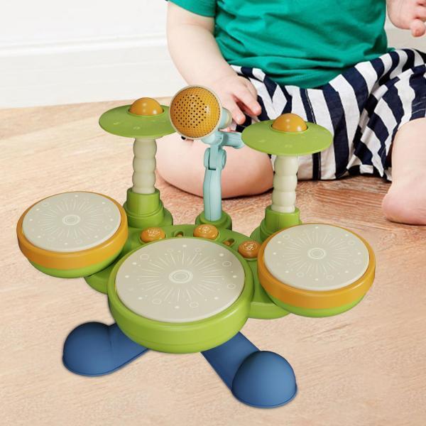 赤ちゃんのおもちゃ 12 から ヶ月の子供ドラムセット幼児 1-3 モンテッソーリ楽器セット誕生日ギフト取り外し可能な早期教育おもちゃ好評多し 赤ちゃんのおもちゃ 12 から ヶ月の子供ドラムセット幼児 1-3 モンテッソーリ楽器セット誕生日ギフト取り外し可能な早期教育おもちゃ好評多し