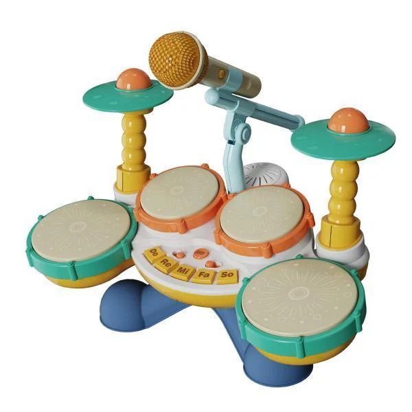 赤ちゃんのおもちゃ 12 から ヶ月の子供ドラムセット幼児 1-3 モンテッソーリ楽器セット誕生日ギフト取り外し可能な早期教育おもちゃ好評多し 赤ちゃんのおもちゃ 12 から ヶ月の子供ドラムセット幼児 1-3 モンテッソーリ楽器セット誕生日ギフト取り外し可能な早期教育おもちゃ好評多し