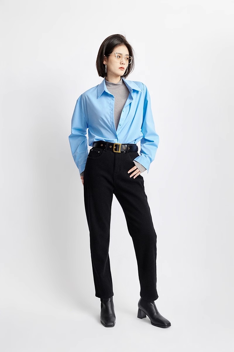 ブルー シャツ オリジナル デザイン ゆったり 通勤 ジャケット 長袖 トップス レディース トップス シャツ 袖あり 長袖 襟付き 大人可愛い きれいめ シンプル カジュアル 大人 上品 おしゃれ ブルー シャツ オリジナル デザイン ゆったり 通勤 ジャケット 長袖 トップス レディース トップス シャツ 袖あり 長袖 襟付き 大人可愛い きれいめ シンプル カジュアル 大人 上品 おしゃれ