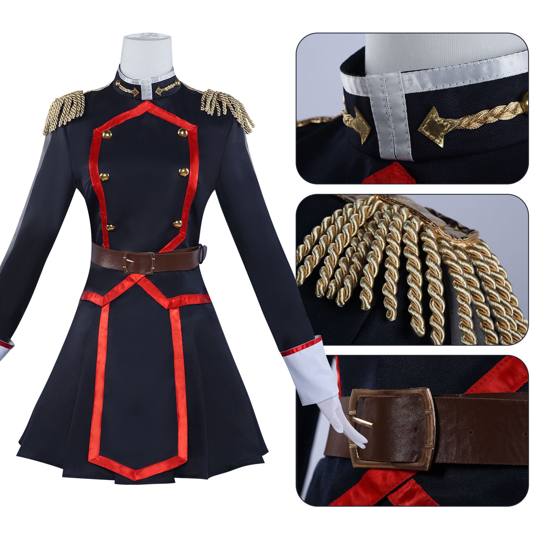 羽前京香cos服二次元アニメ魔都精兵の奴隷東日本万凛cos服女 羽前京香cos服二次元アニメ魔都精兵の奴隷東日本万凛cos服女