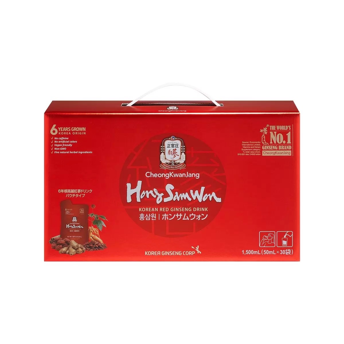 1箱50ml正官庄×30包入り 正官庄 紅蔘元 大容量 健康飲料 高麗紅参 6年根高麗紅蔘エキス 清涼飲料 ホンサムウォン 韓国 コストコ 直送品 1箱50ml正官庄×30包入り 正官庄 紅蔘元 大容量 健康飲料 高麗紅参 6年根高麗紅蔘エキス 清涼飲料 ホンサムウォン 韓国 コストコ 直送品