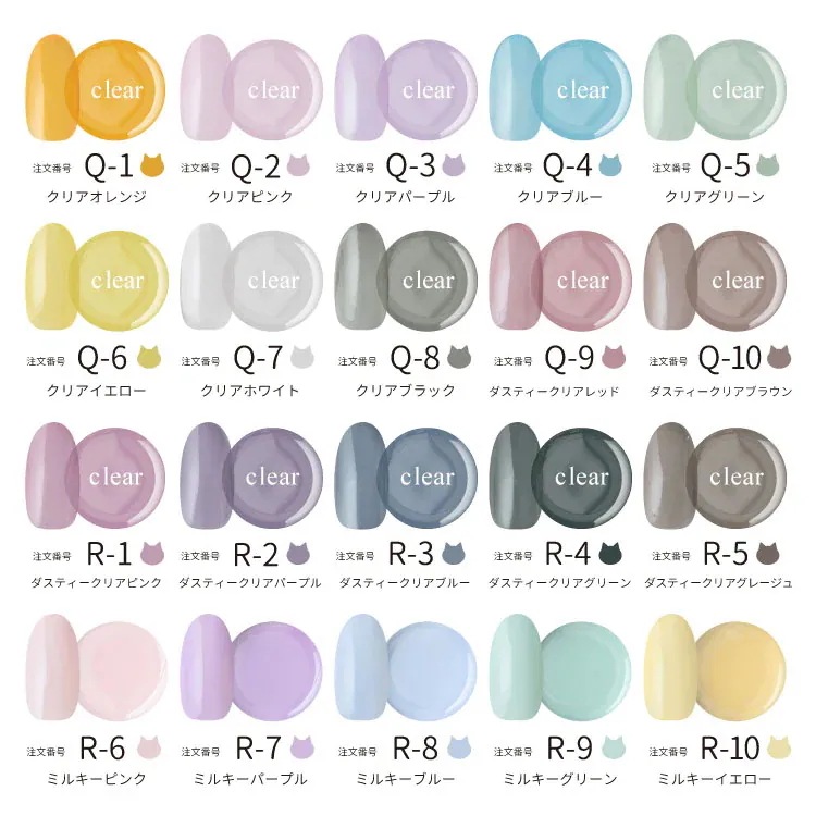 【1つ買うと10個もらえる】メガ割ジェルネイル ネコジェル全0色 内容量3g の化粧品登録済 LEDライトUVライトどちらにも対応 セルフネイル カラージェル ソークオフジェル 定番カラー