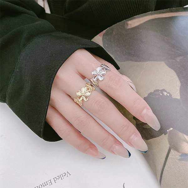 Qoo10] BTS テテ 指輪 リング V 着用モチ