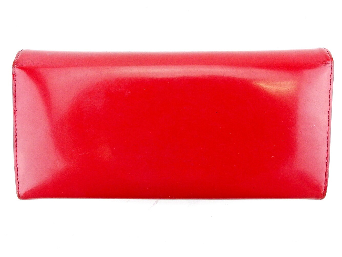 長財布 財布 ファスナー付き ロゴ レッド ゴールド 中古 長財布 財布 ファスナー付き ロゴ レッド ゴールド 中古