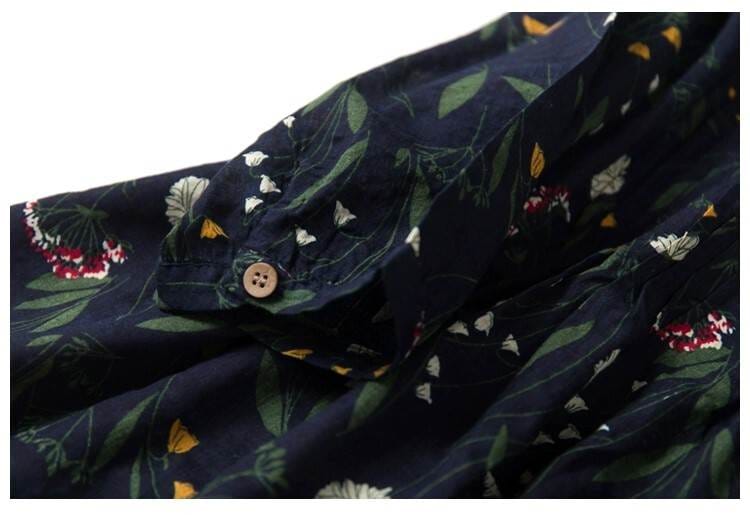 トップス ブラウス 綿麻 コットンリネン 袖あり 七分袖 ラウンドネック 襟なし ワイド 綿 麻 リネン 薄手 コットン かわいい カジュアル 大人 上品 おしゃれ アジアン 都会的 ベーシッ