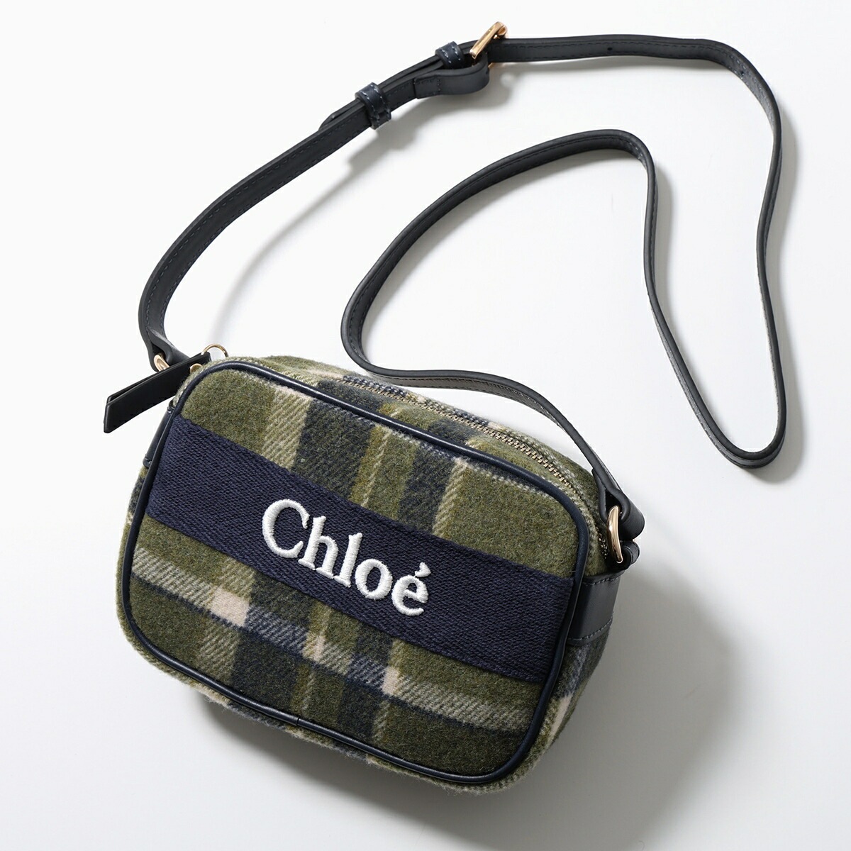 Chloe Kids クロエ キッズ ショルダーバッグ C20683 レディース ガールズ チェック フェルト フロッキー ミニバッグ ロゴ Z67/CARREAUX Chloe Kids クロエ キッズ ショルダーバッグ C20683 レディース ガールズ チェック フェルト フロッキー ミニバッグ ロゴ Z67/CARREAUX