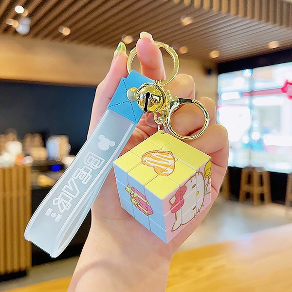 Qoo10] 漫画サンリオルービックキューブ創意キーホ