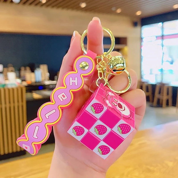 Qoo10] 漫画サンリオルービックキューブ創意キーホ