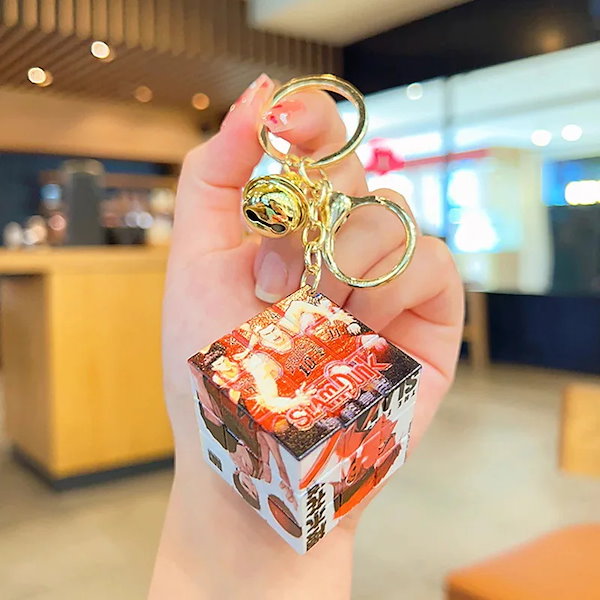 Qoo10] 漫画サンリオルービックキューブ創意キーホ